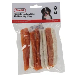 Smulti Hondensnacks<Hondensnack kip fillet 12cm 7st
