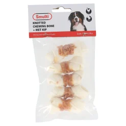 Smulti Hondensnacks<Hondensnack kip knoopbeen 5 cm 5st