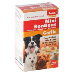 Sanal Hondensnacks<Hondensnack schapenvet bonbons knoflook mini