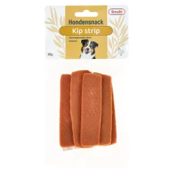 Smulti Hondensnacks<Hondensnack strip kip 85g