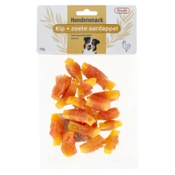Smulti Hondensnacks<Hondensnack zoete aardappel met kip 170g