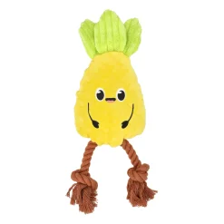 Friendly Pet Hondenspeelgoed<Hondenspeelgoed Ananas+touw geel 33cm