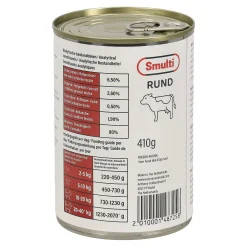 Smulti Hondenvoer<Hondenvoer Blik 410 gram Rund