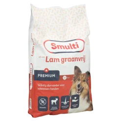 Smulti Hondenvoer<Hondenvoer Premium graanvrij lam 10kg