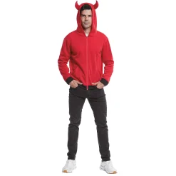 Van Cranenbroek Herenkostuums<Hoodie rode duivel S