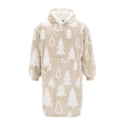 O'malley Kerstkleding<Hoodie trees grijs