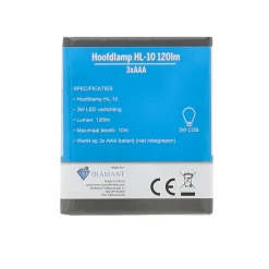 Diamant Bouwlampen<Hoofdlamp 120lm