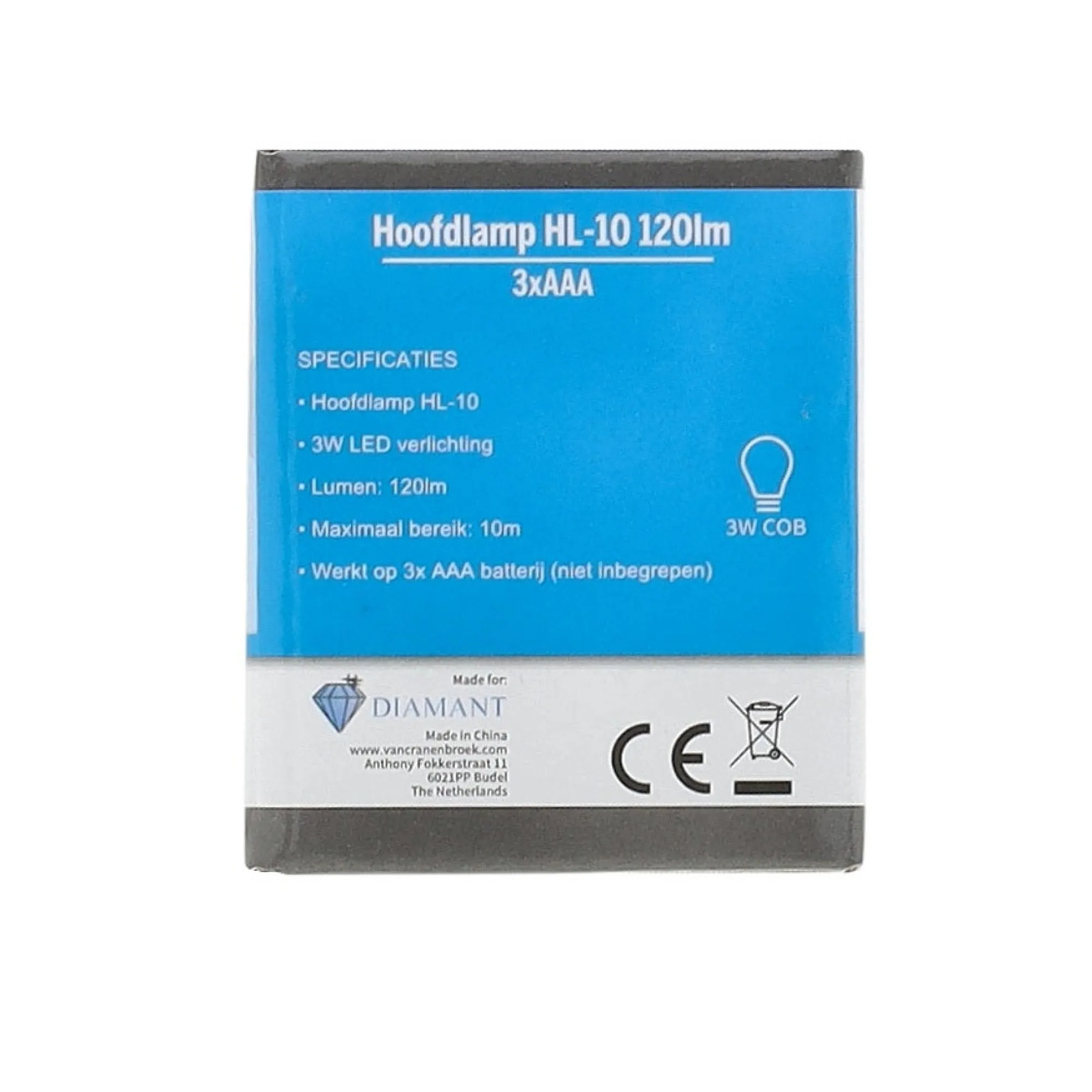 Diamant Bouwlampen<Hoofdlamp 120lm