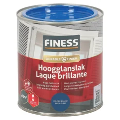 Finess Lakken<Hoogglans helder blauw 1429 750ml