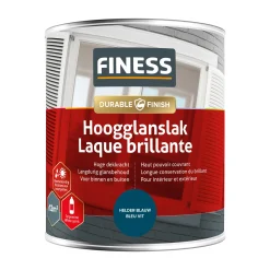 Finess Lakken<Hoogglans helder blauw 1429 750ml