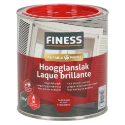 Finess Lakken<Hoogglans warm rood 14200 750ml