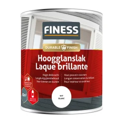 Finess Lakken<Hoogglans wit 1410 750ml