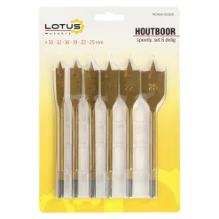 Lotus Toebehoren Elektrisch Gereedschap<Houtboor speedy set 6-delig