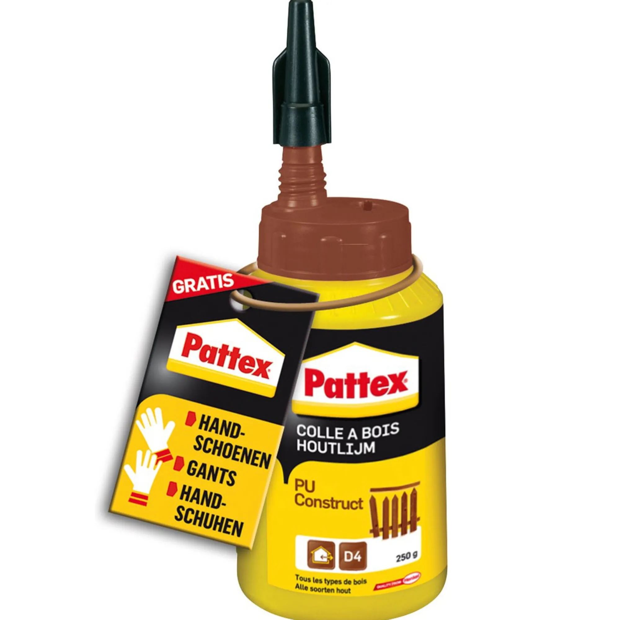 Pattex Handgereedschap<Houtlijm PU construct 250G