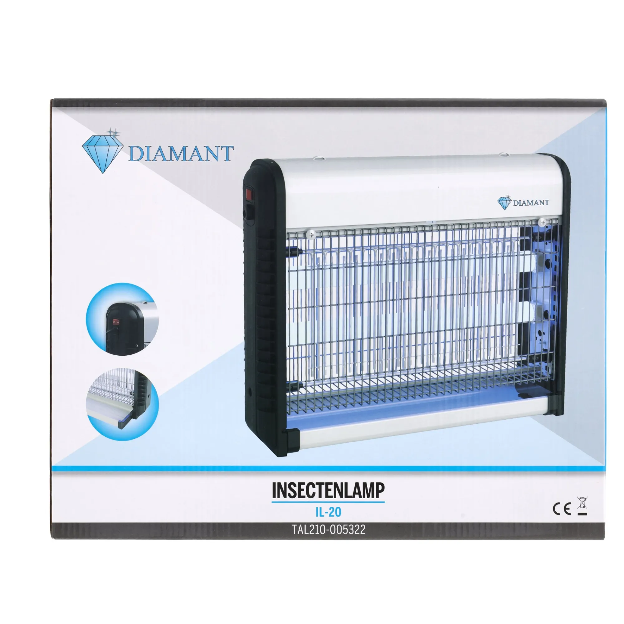 Diamant Schoonmaken<Insectenlamp IL-20 2x10W
