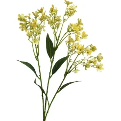 Decoris Kunstplanten En Kunstbloemen<Jasmine op steel geel 72 cm