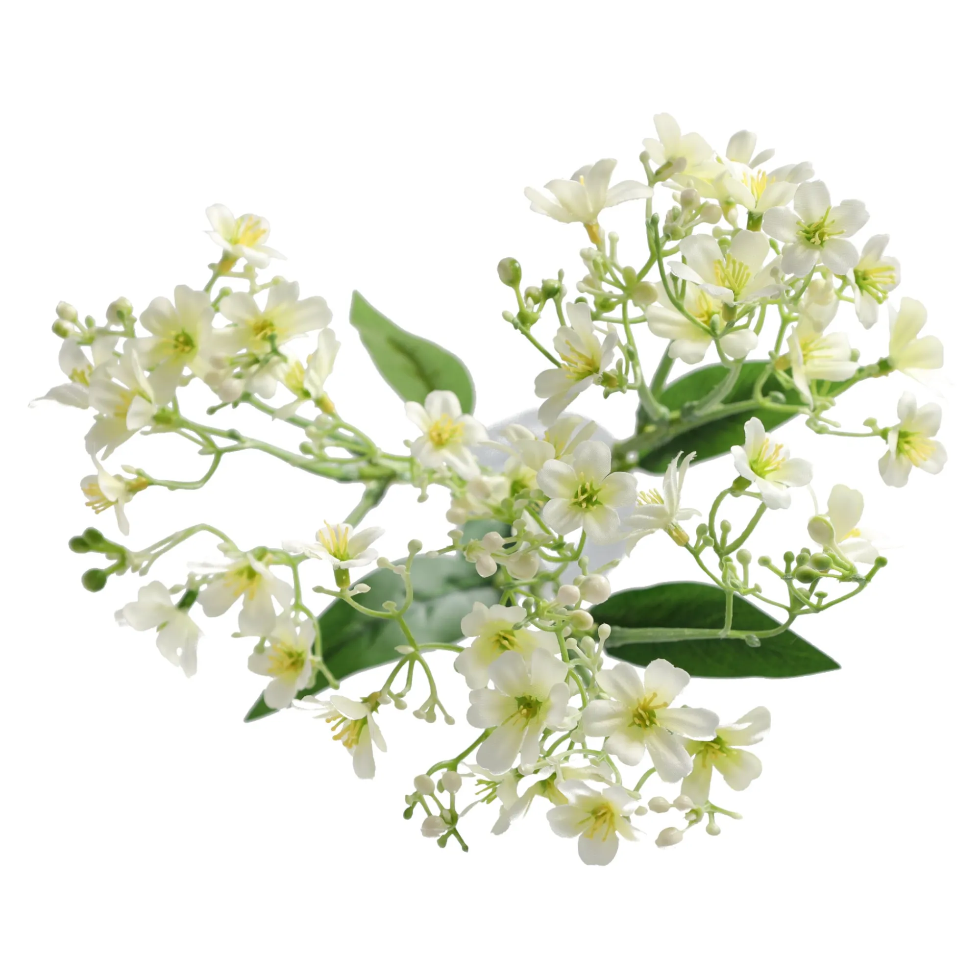 Decoris Kunstplanten En Kunstbloemen<Jasmine op steel wit 72 cm