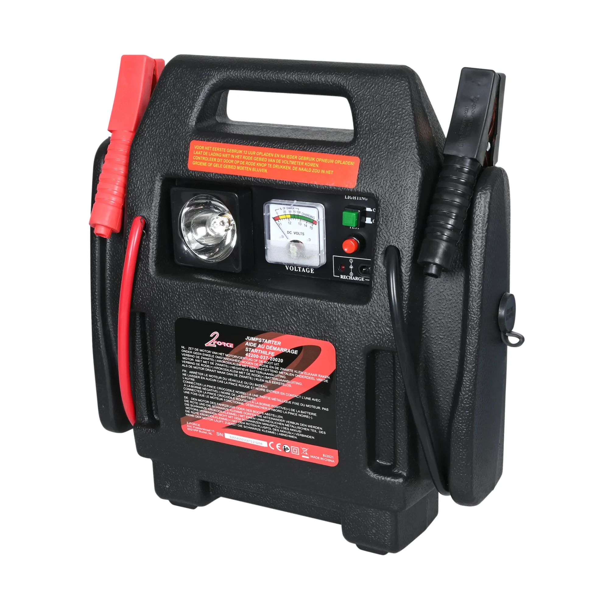 2-Force Accu'S<Jumpstarter 300/600 10AH