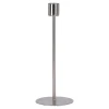 Natural Collections Kaarsen<Kaarsenhouder metaal zilver 7 x 7 x 21 cm