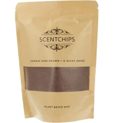 Scentchips Kaarsen<Kaarsenzand bruin 250 gram