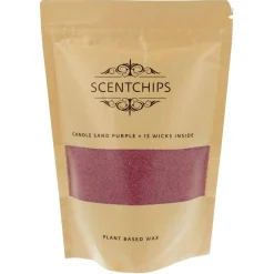 Scentchips Kaarsen<Kaarsenzand paars 250 gram
