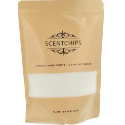 Scentchips Kaarsen<Kaarsenzand wit 500 gram