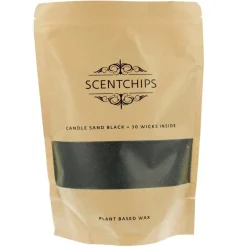 Scentchips Kaarsen<Kaarsenzand zwart 500 gram