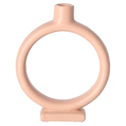 Natural Collections Kaarsen<Kaarshouder keramiek 19 cm roze