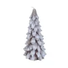 Decoris Kerstdecoratie<Kaars kerstboom licht bruin 20 cm