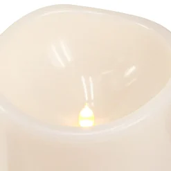 Lumineo Kaarsen<Kaars LED buiten 20 cm