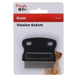 Friendly Pet Kattenverzorging<Kam huisdier vlooien 6 x 5 cm