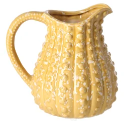 Natural Collections Woondecoratie|Koken & Tafelen<Karaf keramiek geel 19 x 18 cm