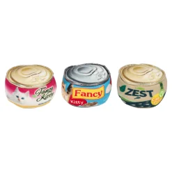 Friendly Pet Kattenspeeltjes<Kattanspeeltje blik pluche 6 cm 3st.