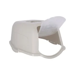 Rotho MyPet Kattenbak<Kattenbak Bailey 56cm zwart/zand