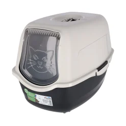 Rotho MyPet Kattenbak<Kattenbak Bailey 56cm zwart/zand