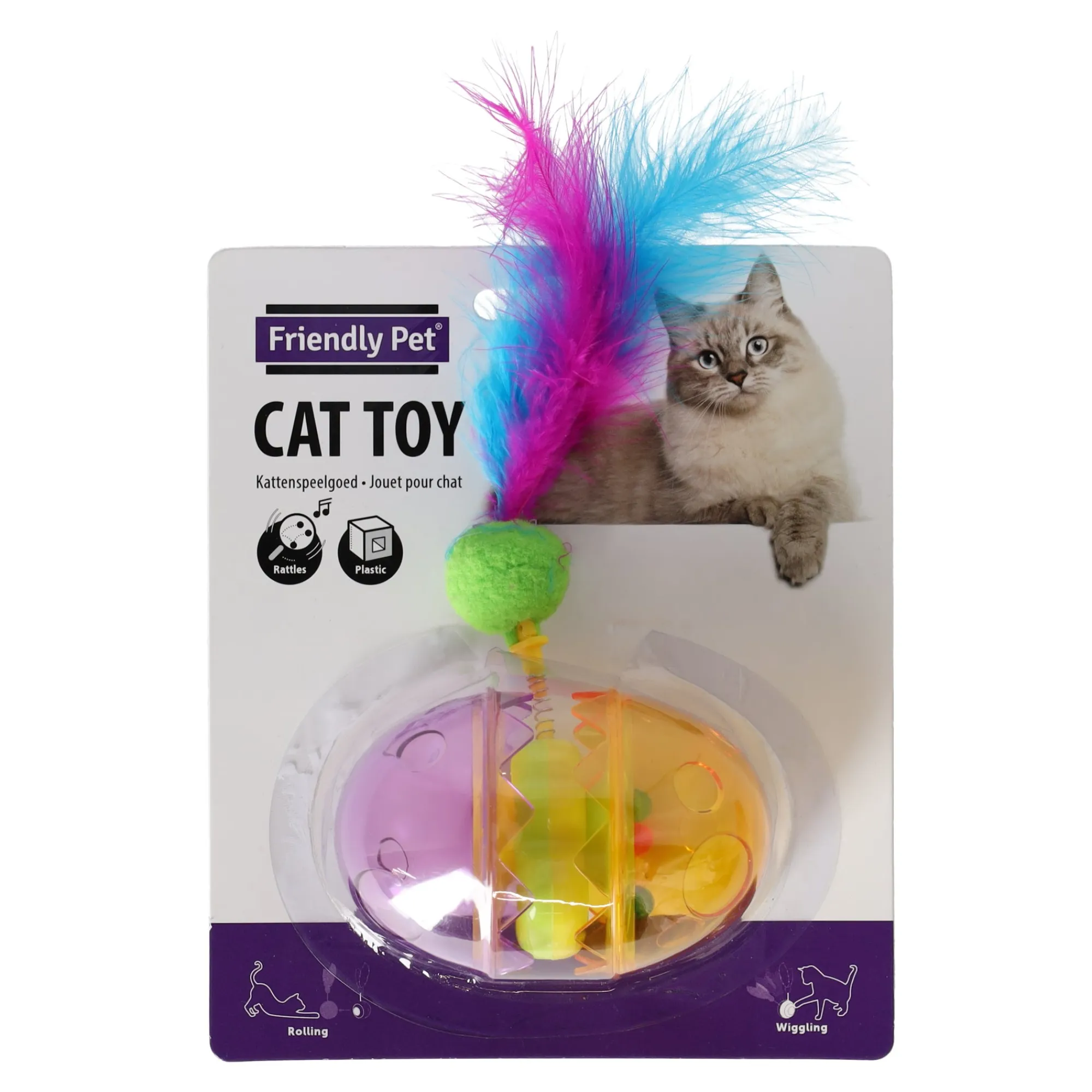 Friendly Pet Kattenspeeltjes<Kattenspeeltje ei+veer 20cm