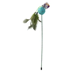 Friendly Pet Kattenspeeltjes<Kattenspeeltje hengel Glitty+bal 42cm assorti