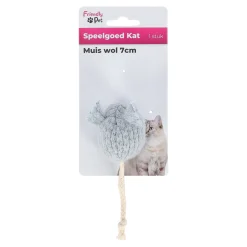 Friendly Pet Kattenspeeltjes<Kattenspeeltje muis wol 7cm
