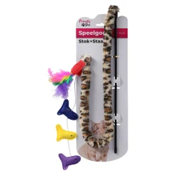 Friendly Pet Kattenspeeltjes<Kattenspeeltje stok + staart