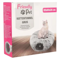 Friendly Pet Kattenspeeltjes<Kattentunnel grijs