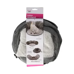 Friendly Pet Kattenspeeltjes<Kattentunnel + kussen Gotar grijs 95cm FP