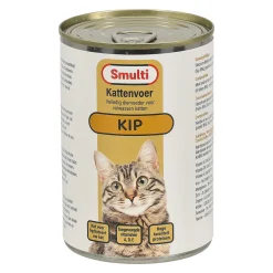 Smulti Kattenvoer<Kattenvoer Blik 410 gram Kip
