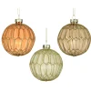 Decoris Kerstballen<Kerstbal glas 8 cm