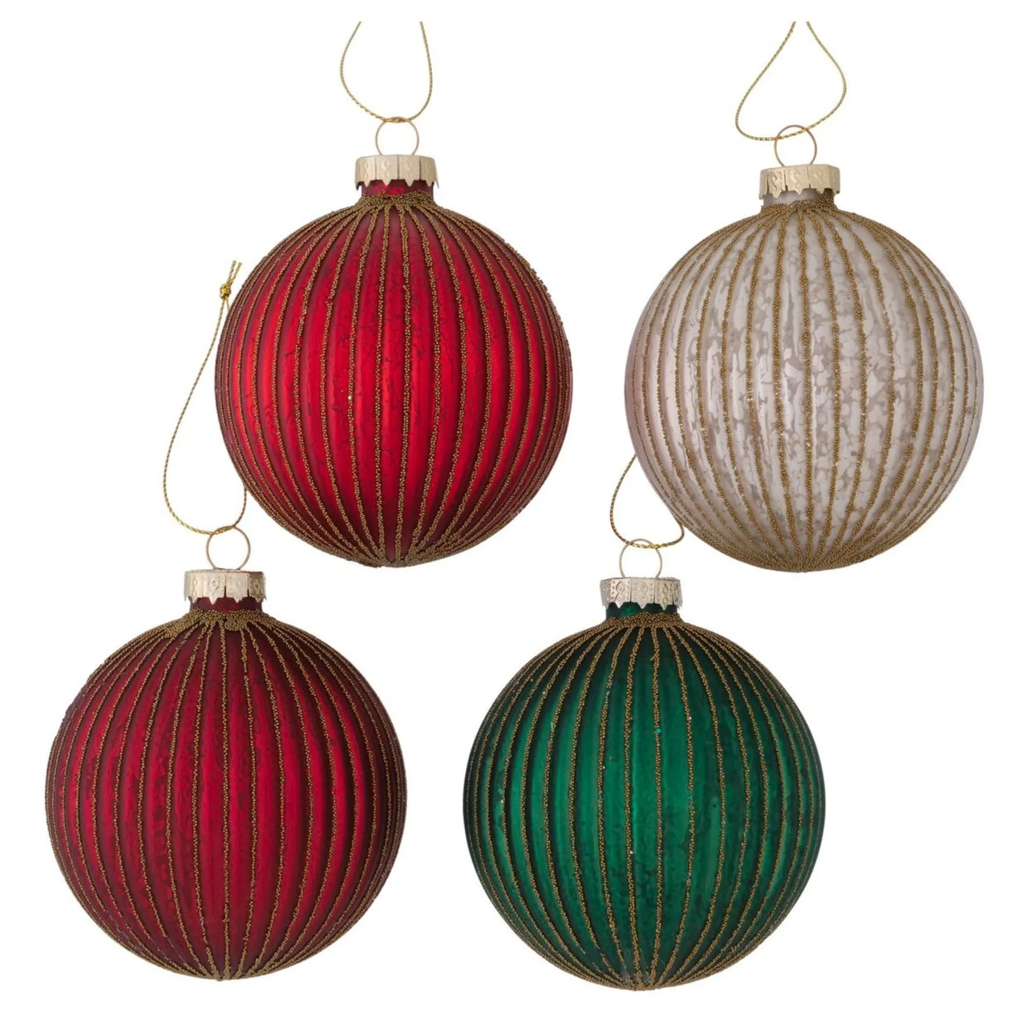 Boltze home Kerstballen<Kerstbal glas Selko 10cm