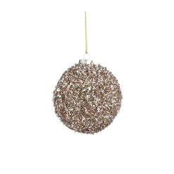 Mica Decorations Kerstballen<Kerstbal onbreekbaar champagne 8cm