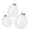 O'malley Kerstverlichting<Kerstbal set 3D 40-50-60cm 800LED