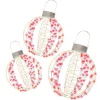 O'malley Kerstverlichting<Kerstbal set 3D 40-50-60cm rood 800LED