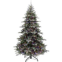 Kerstbomen<Kerstboom Galena frost 1150 dual led 180 cm