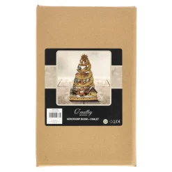 O'malley Kerstdorp<Kerstdorp boom en chalet 20 x 33 cm