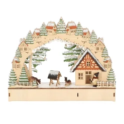 O'malley Kerstdorp<Kerstdorp chalet 30 x 23 cm